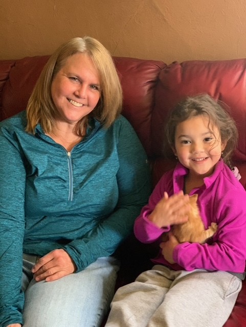 Mama with Sofia and Daisy